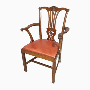 Georgian Mahogany Desk Chair, 1910