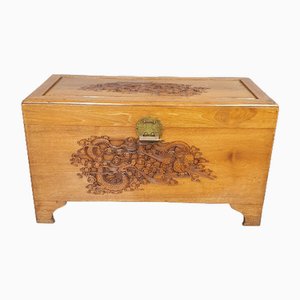 Vintage Camphor Wood Chest