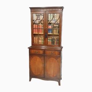 Librería vintage de caoba
