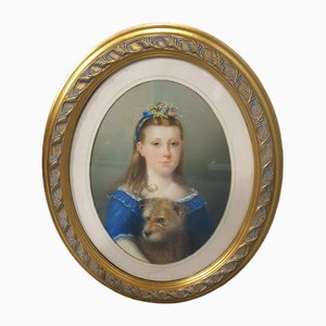 Victorian Artist, Portrait, Large Artwork, 1880, Framed