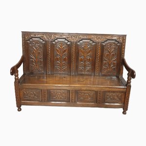 Vintage Oak Settle