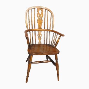 Windsor Armlehnstuhl aus Eschenholz & Ulmenholz, 1860er