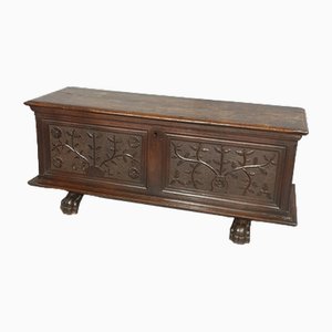 Italian Casone Coffer on Lion Paw Feet