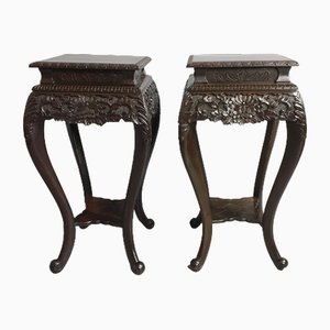 Orientalische Jardiniere Ständer, 2 . Set