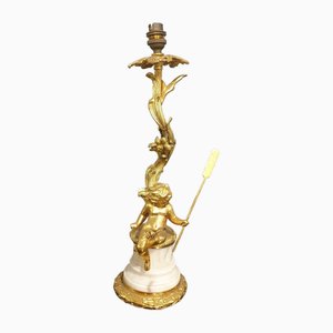 Ormolu & Marble Table Lamp