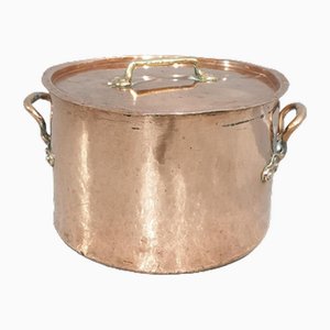 Large Georgian Copper Cooking Pot