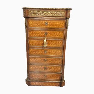 French Parquetry Semanier Chest of Drawers