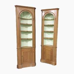 Kiefernholz Eckschrank, 2er Set