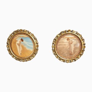 Große Drucke von William Henry Margetson, 2er Set
