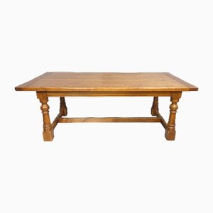 Large Oak Refectory Dining Table