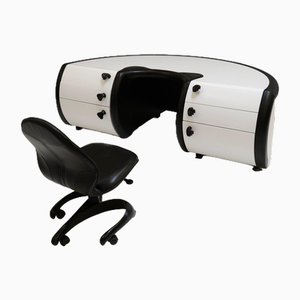 Space Age Desk by Luigi Colani, 1980s