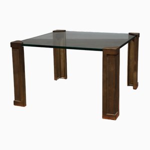 Table Basse Modèle T14 en Verre par Peter Ghyczy, 1970s