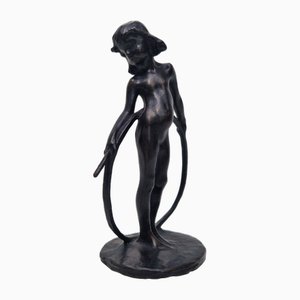 Bronze Girl with Circlet by Bernhard Hoetger, 1902