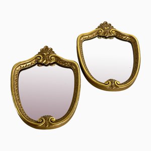 Small Mid-Century Wall Mirrors, 1960s, Set of 2
