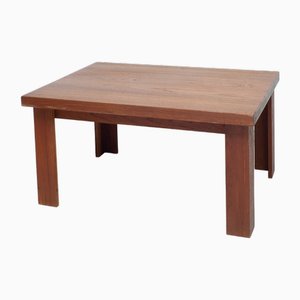 Tavolino da caffè minimalista in teak