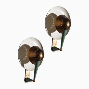 Lámparas de pared de Stilnovo, 1950. Juego de 2