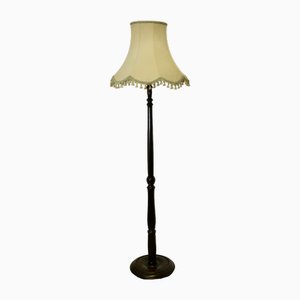 Carved and Turned Floor Lamp, Standard Lamp, 1920s