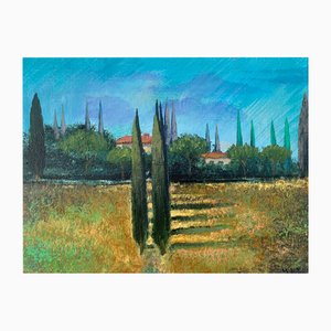 Magdalena Nalecz, Toscana III, óleo sobre lienzo, 2024