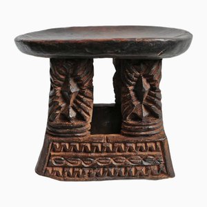 Vintage Bamileke Hocker, 1960er