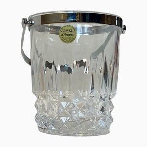 Cubitera francesa vintage de cristal de Cristal D Arques, años 70