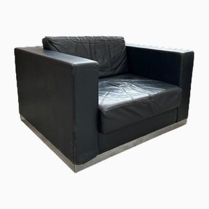 Set of Leather Armchairs, 1980s