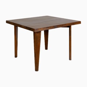Square PJ-TA-04-A Table by Pierre Jeanneret, 1950s