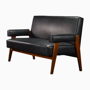 LC/PJ-SI-41-B Advocate Sofa by Pierre Jeanneret & Le Corbusier, 1950s
