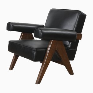 Sofá PJ-SI-32-A de Pierre Jeanneret, años 50