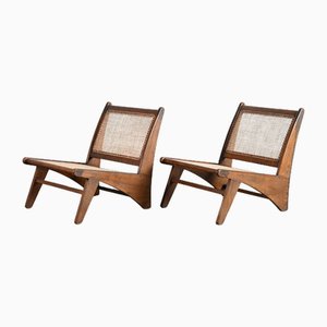 Poltrone PJ-SI-60-A di Pierre Jeanneret, 1960, set di 2