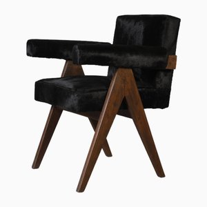 Sedie da comitato Mid-Century PJ-SI-30-C di Pierre Jeanneret, anni '50, set di 12