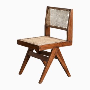 Silla PJ-SI-25-A Mid-Century moderna de Pierre Jeanneret, Chandigarh, años 50