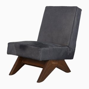 Sofá PJ-SI-36-A Mid-Century moderno de Pierre Jeanneret, Chandigarh, 1955