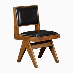Mid-Century Modern PJ-SI-25-E Student Chair by Pierre Jeanneret, 1958