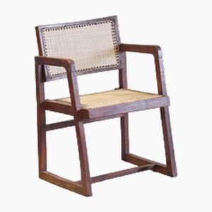 Chaise Box PJ-SI-53-A Mid-Century Moderne par Pierre Jeanneret, Chandigarh, 1960s