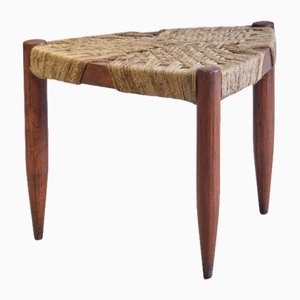 Mid-Century Modern PJ-SI-66-A Tripod Stool by Pierre Jeanneret, 1960s