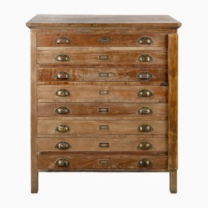 Armoire en Bois pour Imprimantes avec 8 Tiroirs