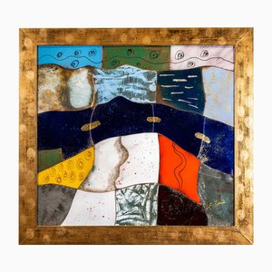 Dina Dubina, Dark River, Smalto su rame, 2019