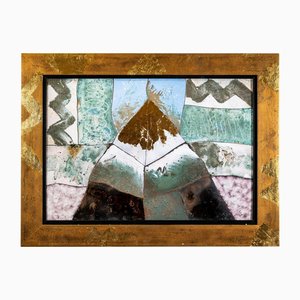 Dina Dubina, Magic Mountain, Enamel on Copper, 2019
