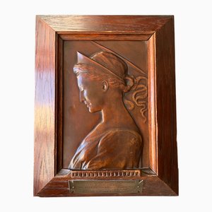 Saint Cecilia Sculpture Plaque, Netherlands, 1927