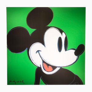 Andy Warhol, Green Mickey Mouse, Lithograph, 1980s