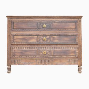 Commode à Tiroirs Provincial Louis XVI Antique
