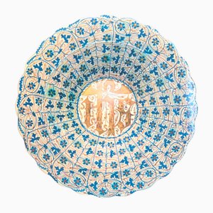Underplate in Beige and Light Blue Melanin by Vito Nesta