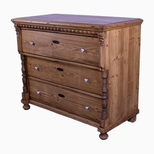 Antique Pine Chest of Drawers, 1920s