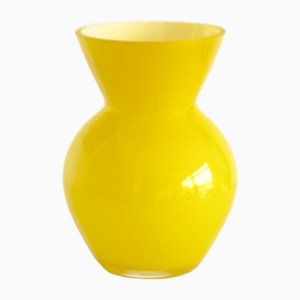 Vase in Yellow Daffodil from Venini, 1980s