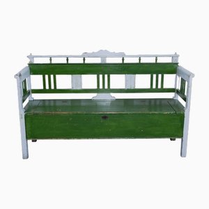 Banc Box Antique en Pin, 1910s