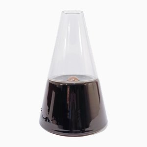 Large Italian Sculptural Murano Glass Table Lamp from Res, Milano, 1978