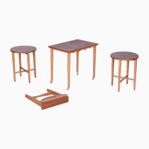 Mid-Century Nesting Tables by Poul Hundevad, 1960s, Set of 4