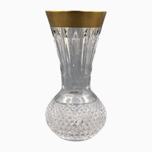 Bulbous Vase in Lead Crystal Glass from Glashütte Klokotschnik
