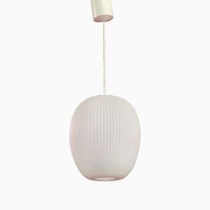 Lampada da soffitto 2101 Cocoon in plastica di Aloys Ferdinand Gangkofner per Erco, anni '60
