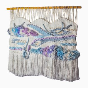 Textured Macrame Wall Tapestry, Spain, 1970s